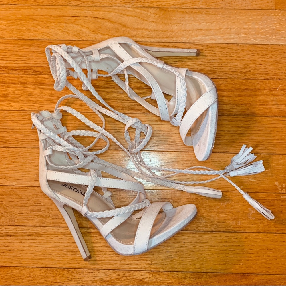JustFab Aaliyah strappy heel